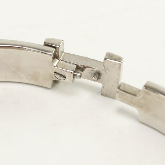 Used Hermes Bracelet Ladies Brand HERMES Click H Silver Accessories USDHE104422011
