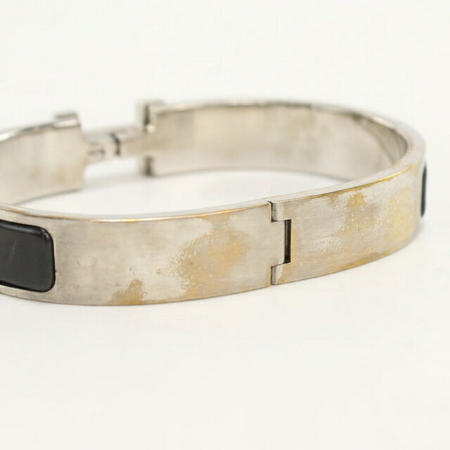 Used Hermes Bracelet Ladies Brand HERMES Click H Silver Accessories USDHE104422011