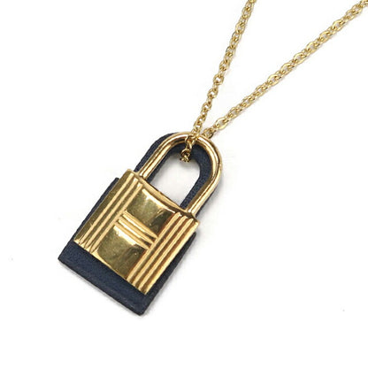 中古 エルメス ネックレス レディース ブランド HERMES オーケリーPM ネイビー アクセサリー USDHE104489011