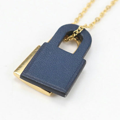 中古 エルメス ネックレス レディース ブランド HERMES オーケリーPM ネイビー アクセサリー USDHE104489011