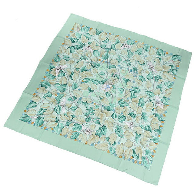 Used Hermes Scarf Unisex Brand HERMES Carre90 Green USDHE105559011