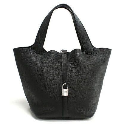 Used Hermes Handbag Ladies Brand HERMES Picotan Lock MM Black USDHE106367011