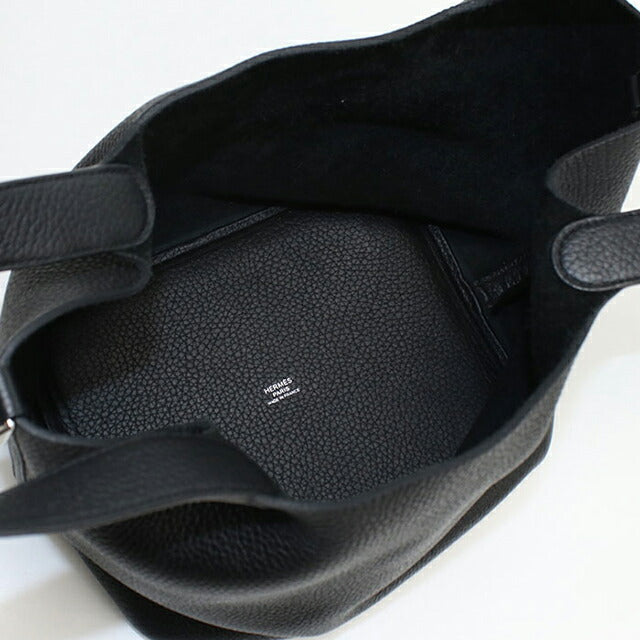 Used Hermes Handbag Ladies Brand HERMES Picotan Lock MM Black USDHE106367011