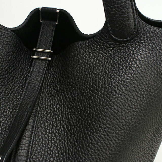 Used Hermes Handbag Ladies Brand HERMES Picotan Lock MM Black USDHE106367011