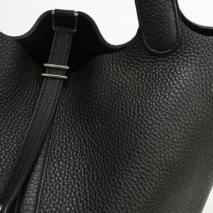 Used Hermes Handbag Ladies Brand HERMES Picotan Lock MM Black USDHE106367011