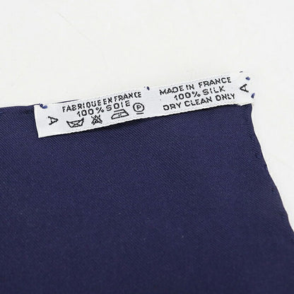 中古 エルメス スカーフ ユニセックス ブランド HERMES カレ90 ブルー USDHE106601011