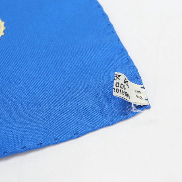 Used Hermes Scarf Unisex Brand HERMES Carre90 Blue USDHE106603011