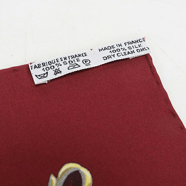 エルメススカーフ　カレ90 占星術　ワインレッド　未使用　タグあり 中古 エルメス スカーフ ユニセックス ブランド HERMES カレ90 ワイン