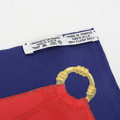 Used Hermes Scarf Unisex Brand HERMES Carre90 Blue USDHE106837011