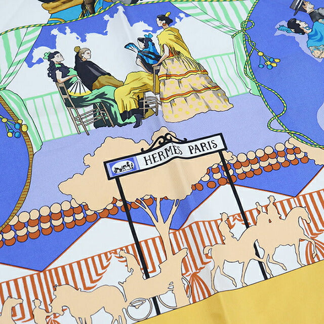 中古 エルメス スカーフ ユニセックス ブランド HERMES カレ90
