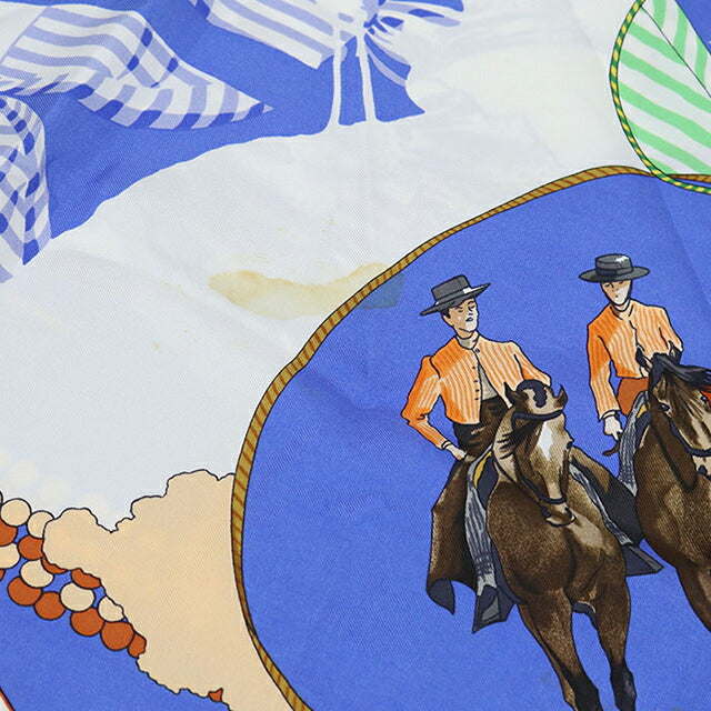 Used Hermes Scarf Unisex Brand HERMES Carre90 Yellow USDHE106845011
