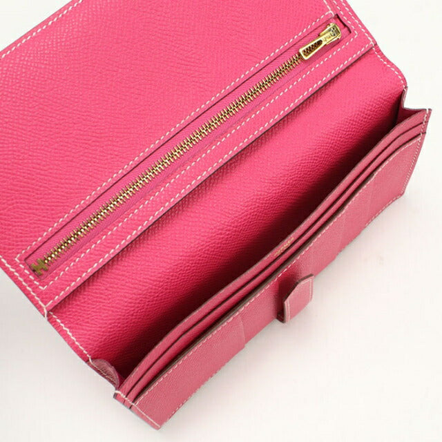中古 エルメス 長財布ニ折小銭入付き レディース ブランド HERMES