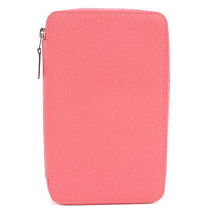 Used Hermes Pouch Ladies Brand HERMES Agenda Zip Pink USDHE108972011