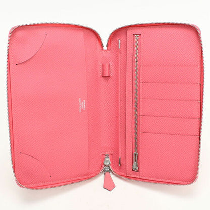 Used Hermes Pouch Ladies Brand HERMES Agenda Zip Pink USDHE108972011