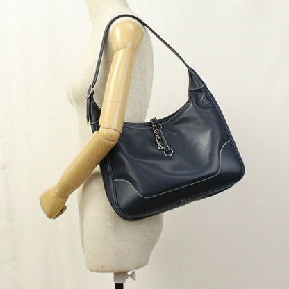 Used Hermes shoulder bag ladies brand HERMES trim 31 navy USDHE109390011
