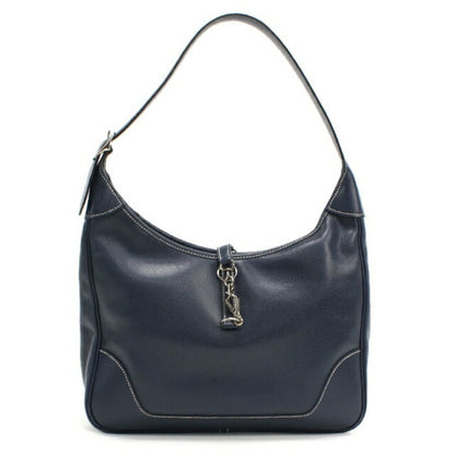 Used Hermes shoulder bag ladies brand HERMES trim 31 navy USDHE109390011