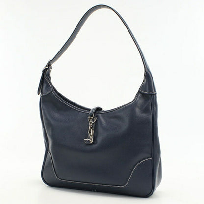 Used Hermes shoulder bag ladies brand HERMES trim 31 navy USDHE109390011