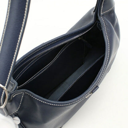 Used Hermes shoulder bag ladies brand HERMES trim 31 navy USDHE109390011
