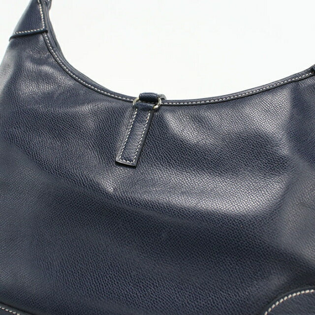 Used Hermes shoulder bag ladies brand HERMES trim 31 navy USDHE109390011