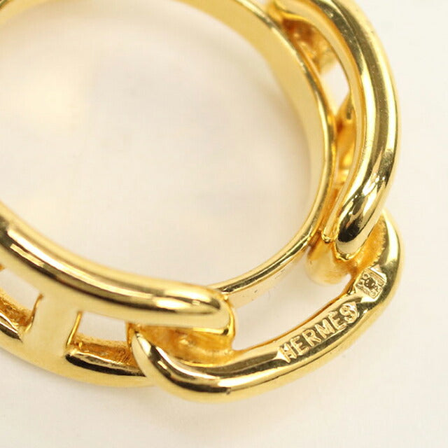 中古 エルメス スカーフリング レディース ブランド HERMES レガート スカーフリング90 ゴールド USDHE112179011