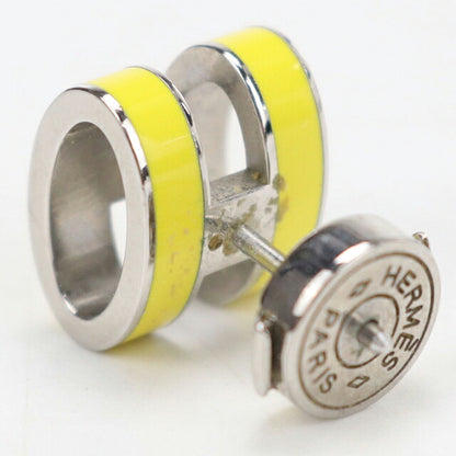 中古 エルメス ピアス レディース ブランド HERMES  MINI POP H  シルバー アクセサリー USDHE112466011