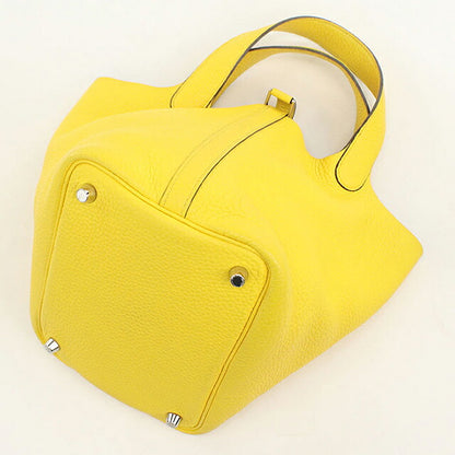 Used Hermes Handbag Unisex Brand HERMES Picotan Lock PM Yellow USDHE115358011