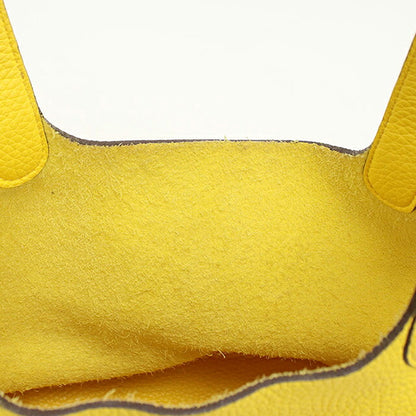 Used Hermes Handbag Unisex Brand HERMES Picotan Lock PM Yellow USDHE115358011