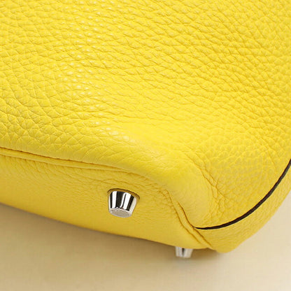 Used Hermes Handbag Unisex Brand HERMES Picotan Lock PM Yellow USDHE115358011