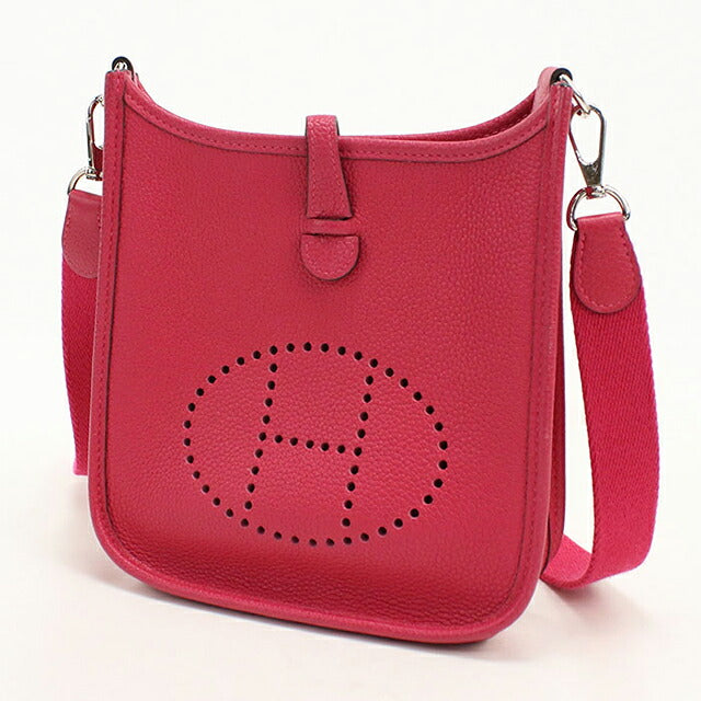 中古 エルメス 斜め掛け ショルダーバッグ レディース ブランド HERMES  エブリンTPM ピンク USDHE115861011