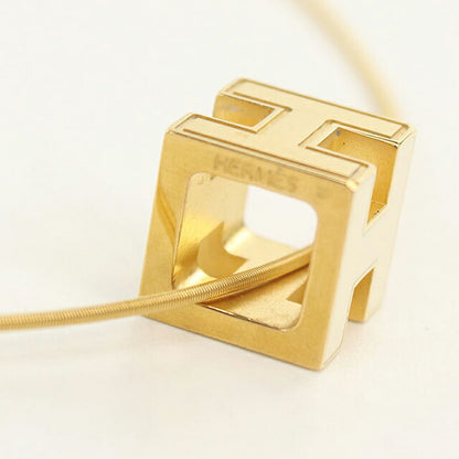 中古 エルメス ネックレス レディース ブランド HERMES  カージュドアッシュ ホワイト アクセサリー USDHE115974011