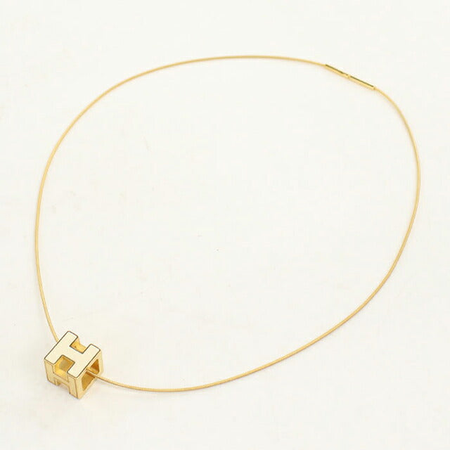 中古 エルメス ネックレス レディース ブランド HERMES  カージュドアッシュ ホワイト アクセサリー USDHE115974011
