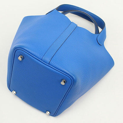 Used Hermes Handbag Unisex Brand HERMES Picotan Lock PM Blue USDHE117616011