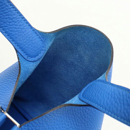 Used Hermes Handbag Unisex Brand HERMES Picotan Lock PM Blue USDHE117616011