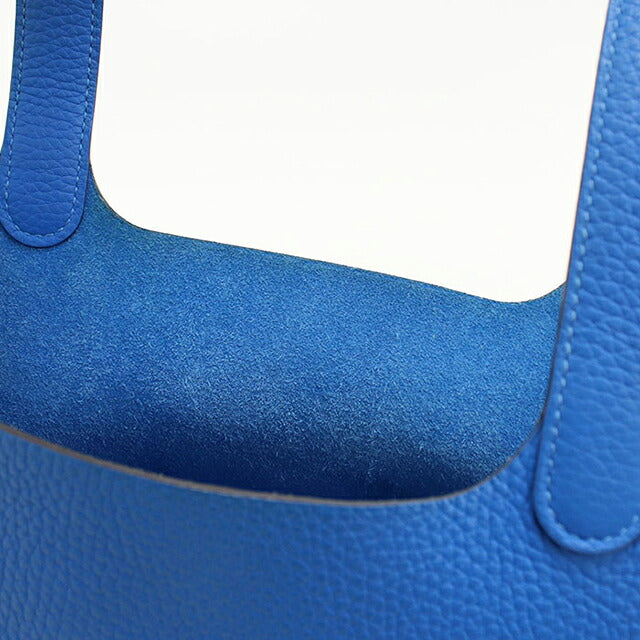 Used Hermes Handbag Unisex Brand HERMES Picotan Lock PM Blue USDHE117616011