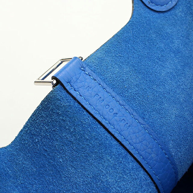 Used Hermes Handbag Unisex Brand HERMES Picotan Lock PM Blue USDHE117616011