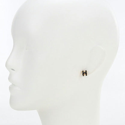 中古 エルメス ピアス レディース ブランド HERMES  ミニ ポップH ブラック アクセサリー USDHE118005011