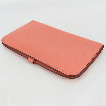中古 エルメス 長財布二折 レディース ブランド HERMES  ドゴンデュオ ピンク USDHE118691011