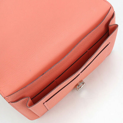 中古 エルメス 長財布二折 レディース ブランド HERMES  ドゴンデュオ ピンク USDHE118691011