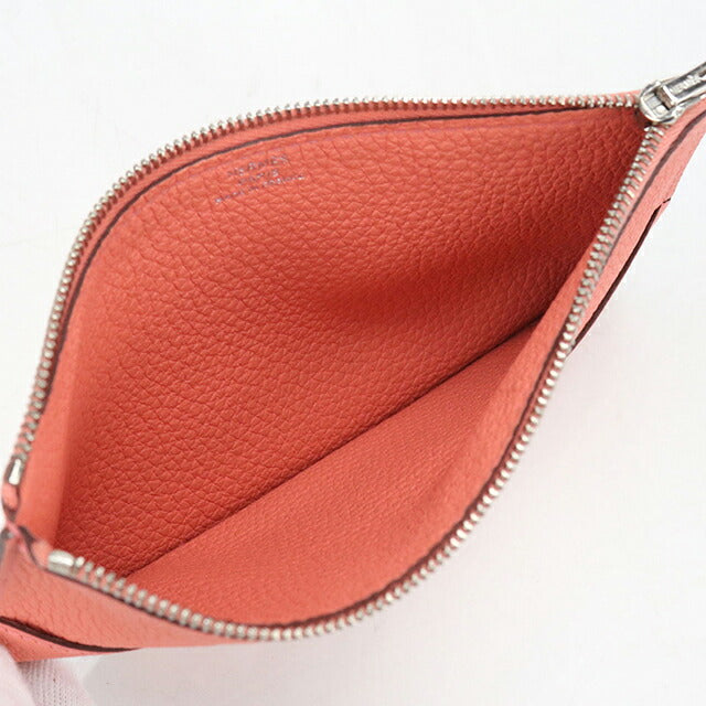 中古 エルメス 長財布二折 レディース ブランド HERMES  ドゴンデュオ ピンク USDHE118691011