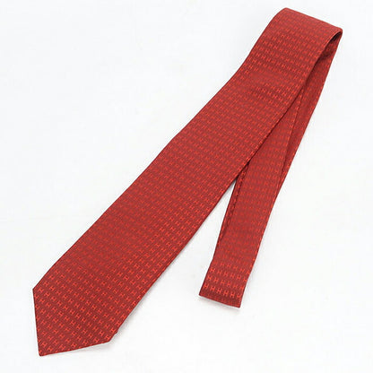 中古 エルメス ネクタイ メンズ ブランド HERMES   レッド USDHE118872011