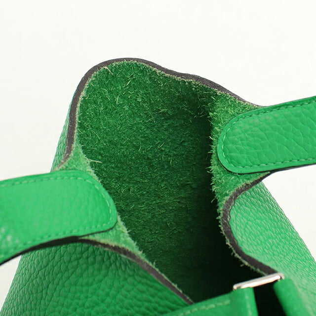Used Hermes Handbag Unisex Brand HERMES Picotan Lock PM Green USDHE119358011
