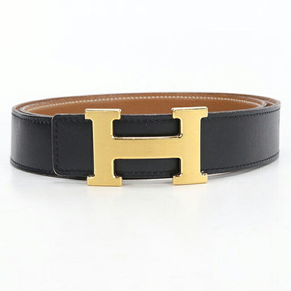 中古 エルメス ベルト ユニセックス ブランド HERMES  コンスタンス Hベルト ブラック USDHE119549011