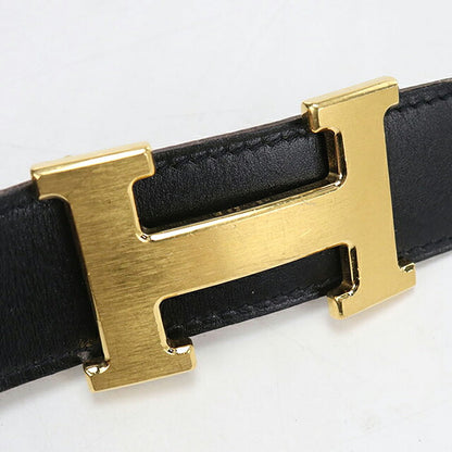 中古 エルメス ベルト ユニセックス ブランド HERMES  コンスタンス Hベルト ブラック USDHE119549011