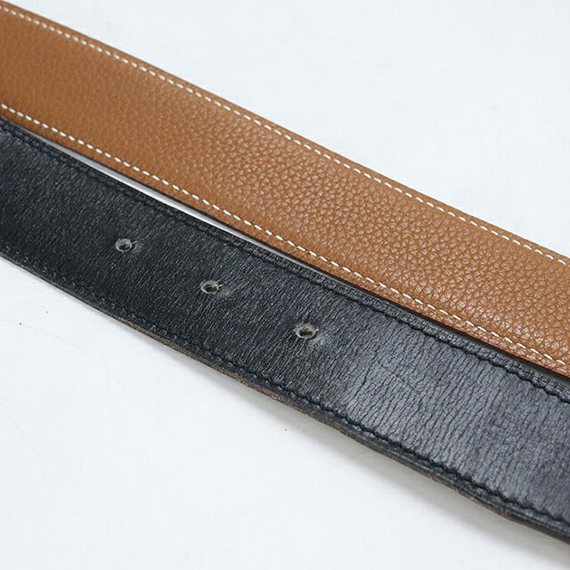 中古 エルメス ベルト ユニセックス ブランド HERMES  コンスタンス Hベルト ブラック USDHE119549011