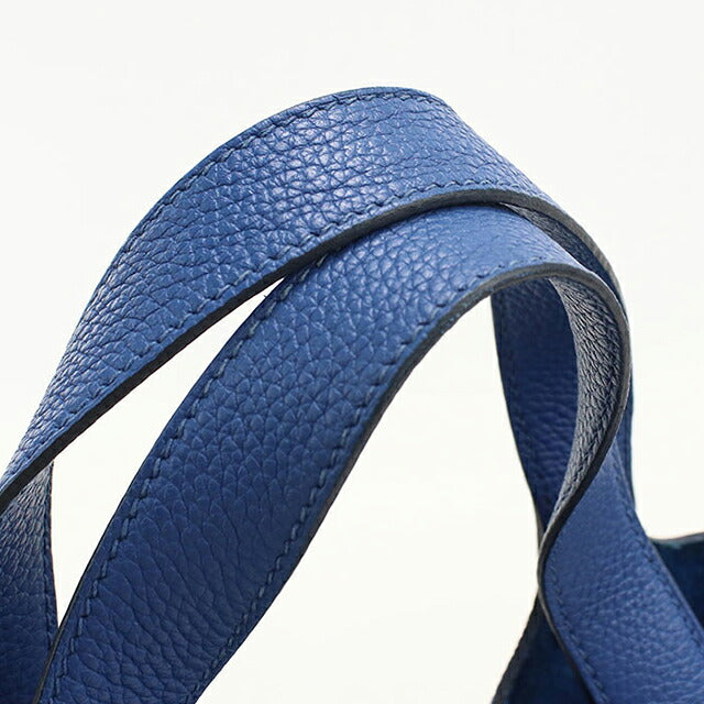 Used Hermes Handbag Unisex Brand HERMES Picotan Lock PM Blue USDHE120303011
