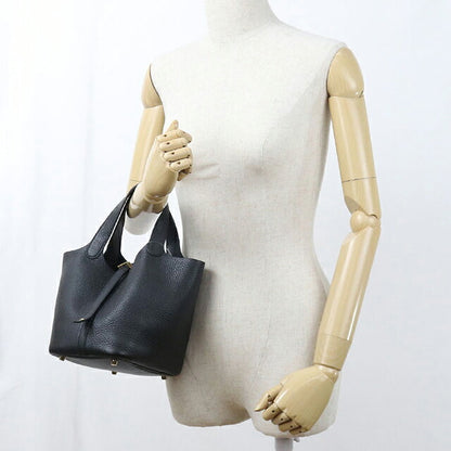 Used Hermes Handbag Unisex Brand HERMES Picotan Lock PM Black USDHE121059011