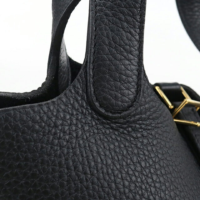 Used Hermes Handbag Unisex Brand HERMES Picotan Lock PM Black USDHE121059011