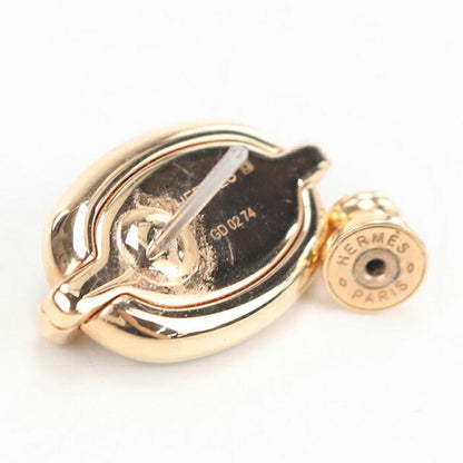 中古 エルメス ピアス レディース ブランド HERMES  ミニ・マイヨン ピアス ベージュ アクセサリー USDHE121138011