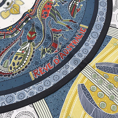 Used Hermes Scarf Unisex Brand HERMES Carre90 Black USDHE121559011
