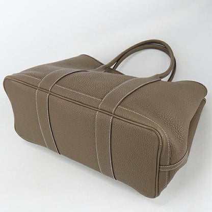 二手 Hermes 手提包 女士品牌 HERMES Garden Party PM 灰色包 USDHE85770011